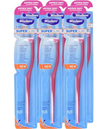 Buy Wisdom Interspace Super Slim Brush - Pack of 6 | International Shipping Available - Buy Online on GoSupps.com