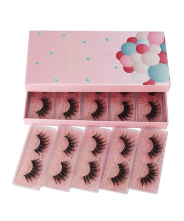 10 Pairs Wholesale 3D Mink False Eyelashes - Long Fake Lashes for Makeup | K015 - Buy Online on GoSupps.com