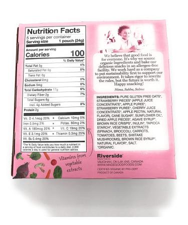 MADEGOOD Organic Strawberry Granola Minis - Healthy Snack, 4.25 OZ - Buy Online on GoSupps.com