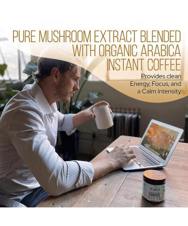 La Republica Dreamer Organic Mushroom Coffee (30 Servings) | 7 Superfood Mushrooms | Fair Trade Arabica Coffee | Hirie Music Limited Edition - Buy Online on GoSupps.com