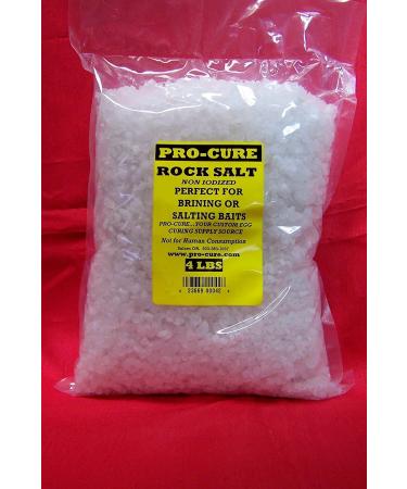 Pro-Cure Rock Salt Bulk - 4 Lb Poly Bag | High-Quality De-Icing Salt - Buy Online on GoSupps.com
