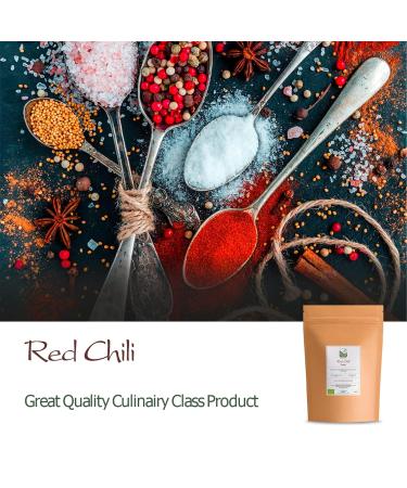 Buy Organic Red Chili Flakes - 200g Crushed Red Pepper for Spicy Dishes | International Shipping Available - Buy Online on GoSupps.com