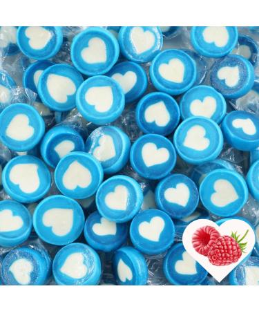 EinsSein Bonbons mariage bleu blanc 500g | 130 drag es c ur jungle | Bonbons d coratifs l gants pour mariage bapt me communion anniversaire | Cadeaux invit s 500g bleu-blanc