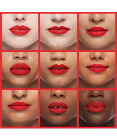 COVERGIRL Exhibitionist Cream Lipstick Lit a Fire 0.12 Ounce - Long-Lasting Bold Red Lipstick - Buy Online on GoSupps.com