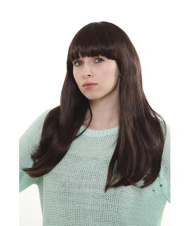 Buy Women's Long Straight Wig with Bangs - Mixed Brown & Dark Brown - MA116-2T33 La Boum | International Shipping - Buy Online on GoSupps.com
