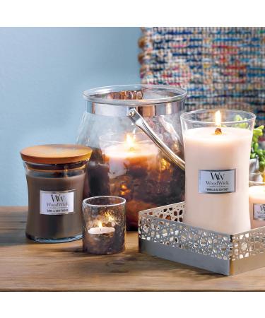 WoodWick Medium Hourglass Scented Candle | Sand & Driftwood | with Crackling Wick | Burn Time: Up to 60 Hours MEDIUM HOURGLASS Sand Driftwood - Buy Online on GoSupps.com