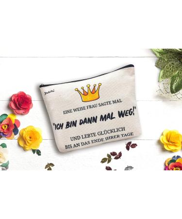 Funny Cosmetic Bag - Perfect Farewell Gift for Colleagues & Friends | 22x17x5cm Cultural Gift - Buy Online on GoSupps.com