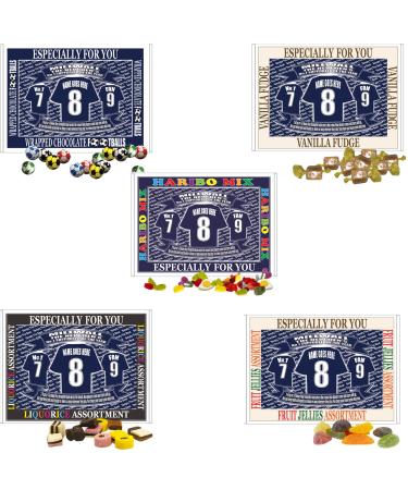 Millwall Football Shirt Personalised Gift Boxed Sweets Variety