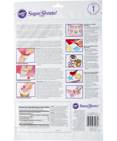 Wilton Black Sugar Sheet - Edible Decorating Paper for Cake Design - Buy Online on GoSupps.com