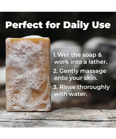 Turmeric Soap with Kojic Acid & Coconut Oil - Organic Vegan Soap for All Skin Types - Made in USA - Buy Online on GoSupps.com