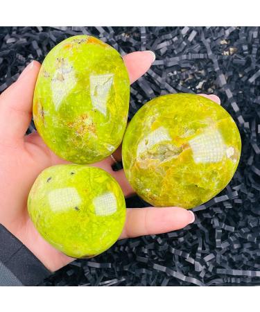 Natural Green Opal Gemstone Rock Minerals Crystal Stone for ChakraDecortion NaturalReiki Decoration Stone Mineral Specimen (Color : Randomly Send Size : 3 Pieces) 3 pieces Randomly Send - Buy Online on GoSupps.com