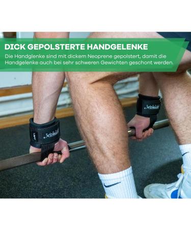 NetroxSports Lifting Straps - Professional Weight Lifting Aids for Bodybuilding & Strength Training | Durable Wrist Bandage for Men & Women | Ideal for Heavy Weights - Buy Online on GoSupps.com
