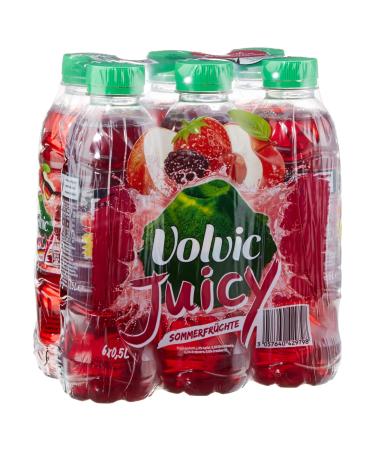Volvic DPG Juicy Summer Fruits DISPOSABLE (6 x 0.5 l)