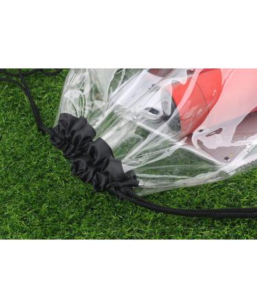 2 Pack Clear Drawstring Bags - Stadium, College, Event Approved Waterproof Small Bags - Buy Online on GoSupps.com
