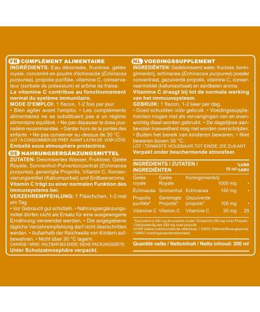  Marnys MARNYS Propolvit Defenses and Energy with royal jelly propolis echinacea and vitamin C 20 vials - Buy Online on GoSupps.com