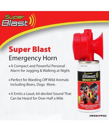 Max Pro 8071 Super Blast Emergency Horn 1.4 oz - Loud Safety Signal - Buy Online on GoSupps.com