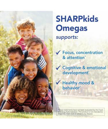 Patient One SHARPkids Omegas Liquid | Supplement to Support Heart Brain and Joint Health* | High-Potency Omega-3 Fish Oil | Lemon Flavor | 5 fl oz - Buy Online on GoSupps.com