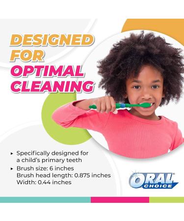 Buy Bubble Children's Toothbrush (100 Pack) | Soft Nylon Bristles | Individually Bagged Kids Toothbrushes for Optimal Oral Care - Buy Online on GoSupps.com