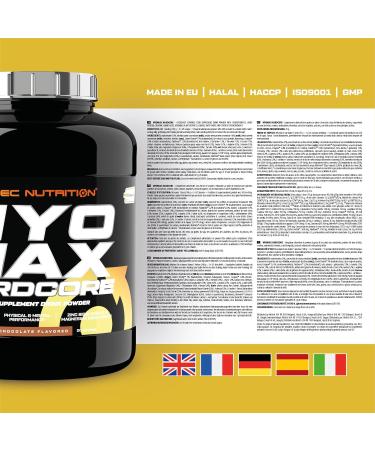 Scitec Nutrition Myomax Hardcore 2.8kg - Ultimate Mass Gainer with Protein Matrix Amino Acids Carbs Plant Extracts Vitamins & Minerals - Chocolate Flavor International Shipping - Buy Online on GoSupps.com