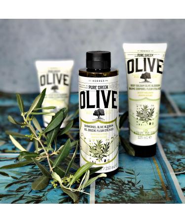 KORRES Pure Greek Olive Blossom Hydrating Body Care Duo - Olive Body Cream & Shower Gel Set | 2 Piece  - Buy Online on GoSupps.com