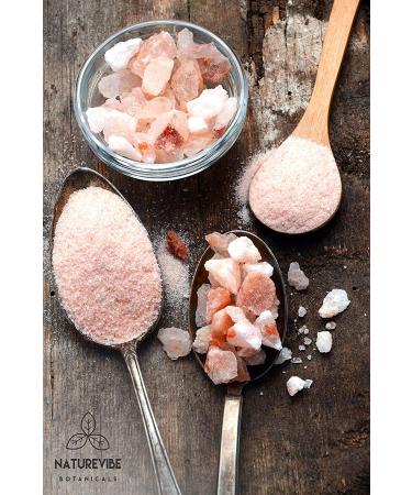 Naturevibe Botanicals Himalayan Pink Salt 2lb - 100% Natural Coarse Grade - Buy Online on GoSupps.com