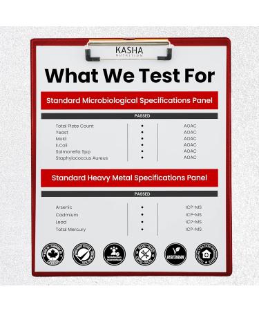 Kasha Nutrition Testosterone Booster for Men - Tribulus Terrestris Tongkat Ali Maca Ginseng Horny Goat Weed DIM. Formulated To Enhance Physical Performance & Promote Testosterone Production | 9 in 1 QCE: 10760 mg of Premium Ingredients | Natural Testoster - Buy Online on GoSupps.com