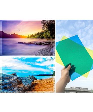 8pcs Color Correction Gel Light Filters for Photography Studio Flashlight - Premium Lighting Gels Sheet for LED Lights - Buy Online on GoSupps.com