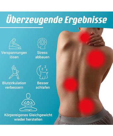 FITLEAP Akupressurmatte Set with Pillow - Massage Mat for Relaxation Muscle Stimulation & Pain Relief - Standard Turquoise - Buy Online on GoSupps.com