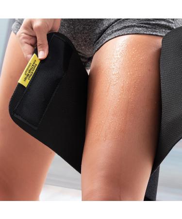 InnovaGoods Unisex Sauna Effect Sports Bands for Arms & Legs - 4 Piece Set - Black - Universal Size - Boost Your Workout - Buy Online on GoSupps.com