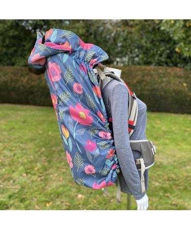 Babywearing All-Weather Waterproof Sling and Carrier Cover with Fleece Lining - Floral Print - Buy Online on GoSupps.com
