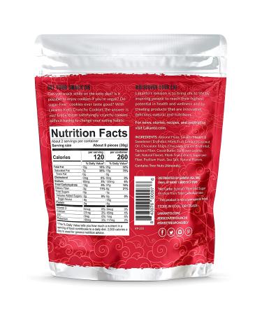 Lakanto Sugar-Free Mini Crunchy Cookies - Vegan, Gluten-Free, Keto-Friendly | 1g Net Carb | Cocoa Butter Snack | Chocolate Chip (Pack of 6) - Buy Online on GoSupps.com