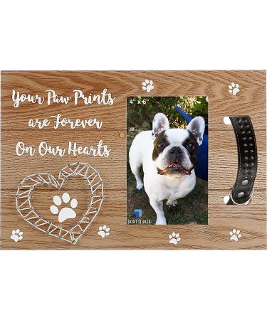 Sort it Rite Dog Memorial Picture Frame - Ideal Pet Memorial Gift for Dogs & Cats | Holds 4x6 Photo - Heartfelt Quote | Loss of Dog Gift (Natural) Beige - Buy Online on GoSupps.com