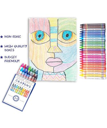 Color Swell Bulk Crayon Packs - 36 Boxes of 24 Vibrant Colored Crayons for Classroom and Home Use - Buy Online on GoSupps.com