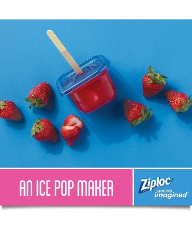 Ziploc One Press Seal Extra Small Square Container - 24 ct (Pack of 3) - Buy Online on GoSupps.com