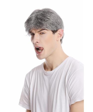 WIG ME UP GFW1168-44 Men's Short Fashion Wig - Youthful Grey & Black Style | International Shipping - Buy Online on GoSupps.com