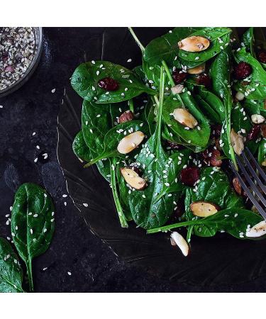 Organic Hulled Sesame Seeds 8oz - Non-GMO, Kosher, Vegan. High in Iron & Calcium. Ideal for Tahini Paste, Stir-fries, Salads - Buy Online on GoSupps.com