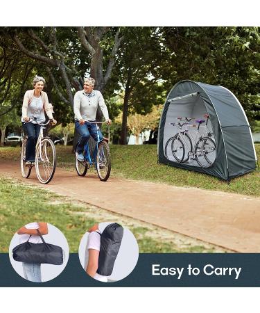 Foldable Outdoor Bike Cover Storage Tent | Waterproof Storage for Bikes, Garden Tools, Lawn Mower | AU-94R - Buy Online on GoSupps.com