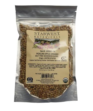 Organic Pickling Spice - 4 oz