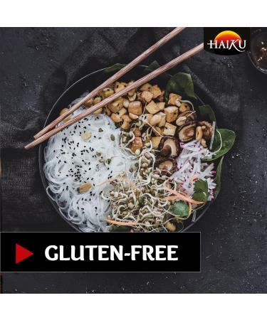 Rice Vermicelli | Haiku | Premium Wheat Free Pasta | Authentic Stir Fry Asian Rice Noodles | Quick & Easy Preparation | Ready in 3 Minutes | Gluten Free | 227g - Buy Online on GoSupps.com