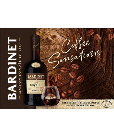 Bardinet Coffee Flavoured French Brandy - 28% ABV 70CL - Aged Bardinet Brandy Blended with Natural Arabica and Robusta Coffee Flavours - Exquisitely Rich and Bittersweet - Buy Online on GoSupps.com