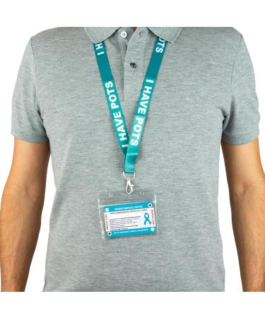 Postural Orthostatic Tachycardia Syndrome (POTS) Medical Card & Lanyard | Emergency Contact & Writing Panel | POTS Awareness Accessory - Buy Online on GoSupps.com