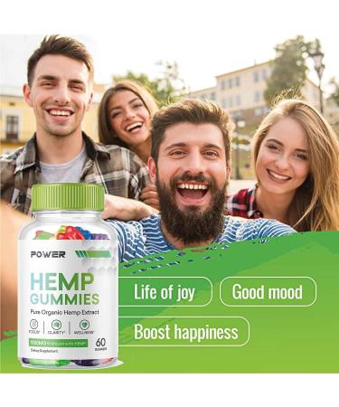 Power Gummies Power Hemp Blue Bear - Multivitamin Supplement (120 Gummies) - Buy Online on GoSupps.com