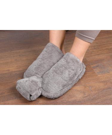 Vital Comfort Foot Warmer with Hot Water Bottle - Cozy Grey Heat Therapy for Home & Travel - Buy Online on GoSupps.com
