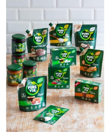 Pure Via - Doypack Crystallized Powder - Stevia - Zero Calorie - 250g - Pack of 2 - Buy Online on GoSupps.com