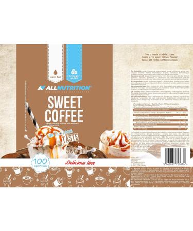 All-Nutrition Sugar-Free Sweet Sauce (500ml) - Low-Calorie Dessert Syrup for Pancakes & Waffles - Fat-Free Creamy Coffee Flavor - Buy Online on GoSupps.com