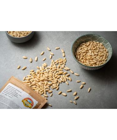 Buy Organic Sicilian Pine Nuts 200g - Raw Wild-Collected & Gently Processed - Premium Quality for Healthy Living - Buy Online on GoSupps.com