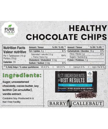 Barry Callebaut Semi Sweet Mini Chocolate Chips | All Natural, Certified Kosher, Gluten-Free, Dairy-Free, Nut-Free, Vegan | 9 oz Bag (Pack of 4) - Buy Online on GoSupps.com