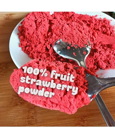 Strawberry Powder Freeze Dried Powder | Dried Strawberry Strawberry Flavor Extract | Yogurt Maker Flavor Fresh Fruit | Flavor - Buy Online on GoSupps.com