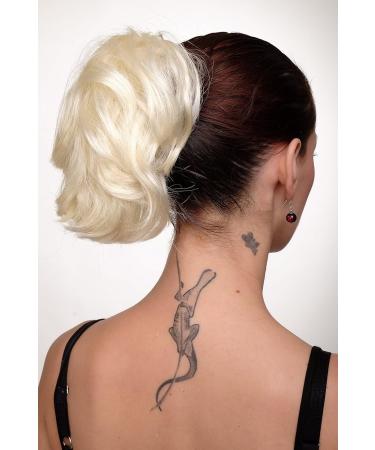 Buy WIG me up Hair Part Braid Extension - Platinum Blonde Short Wild Look with Butterfly Clip | 20 cm T6545-613 - Buy Online on GoSupps.com