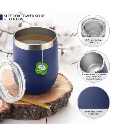 Tea Lovers Gift Set: Insulated Cup, 12 Blended Teas, Honey Straws - Perfect Gift for Men and Women - Buy Online on GoSupps.com